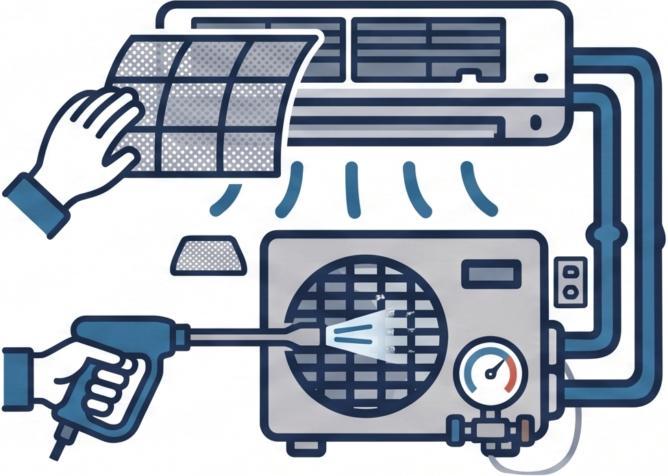 Ductless Mini Split Maintenance Icon