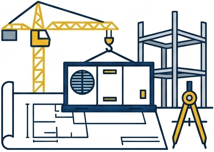 New Construction HVAC Icon